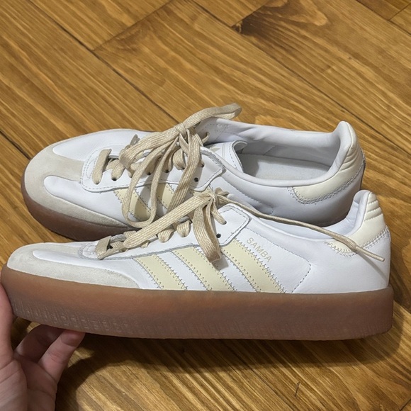 adidas Other - Adidas Samba Size 8.5 in White and Cream